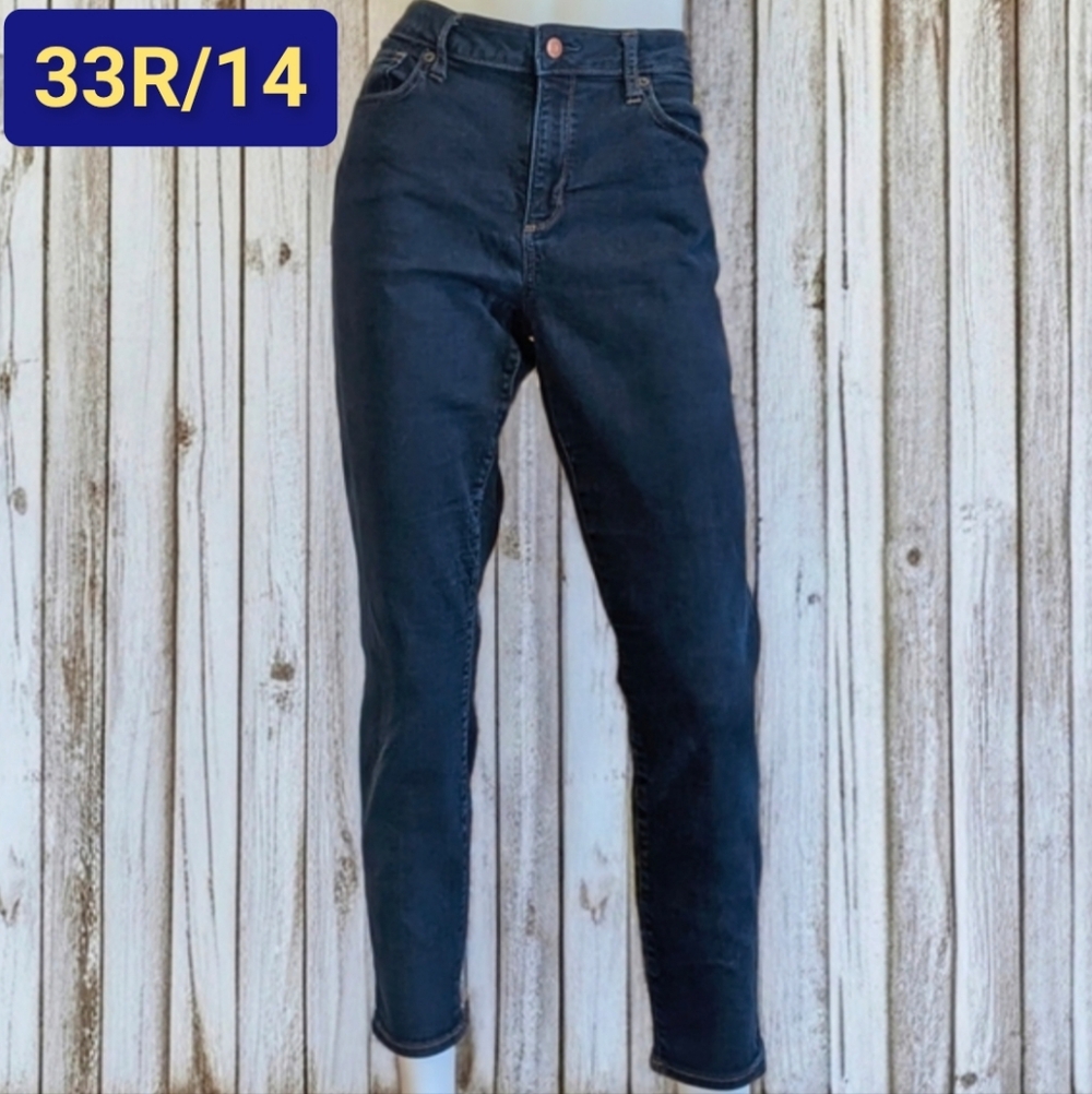Gap 1969 Curvy True Skinny Jeans(33R/14)